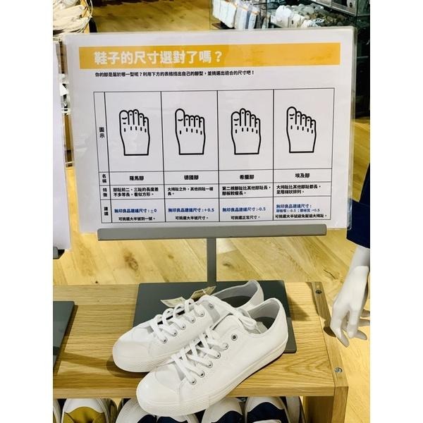 MUJI 無印良品 撥水加工有機棉舒適休閒鞋 白 帆布鞋 小白鞋 《KJHB9955》-細節圖3