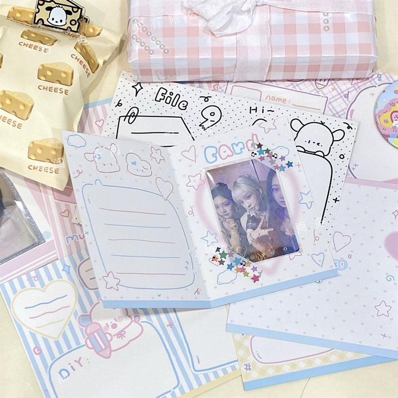 對折卡 出卡必備 可寫字留言 打包材料 卡片 明星周邊-細節圖8