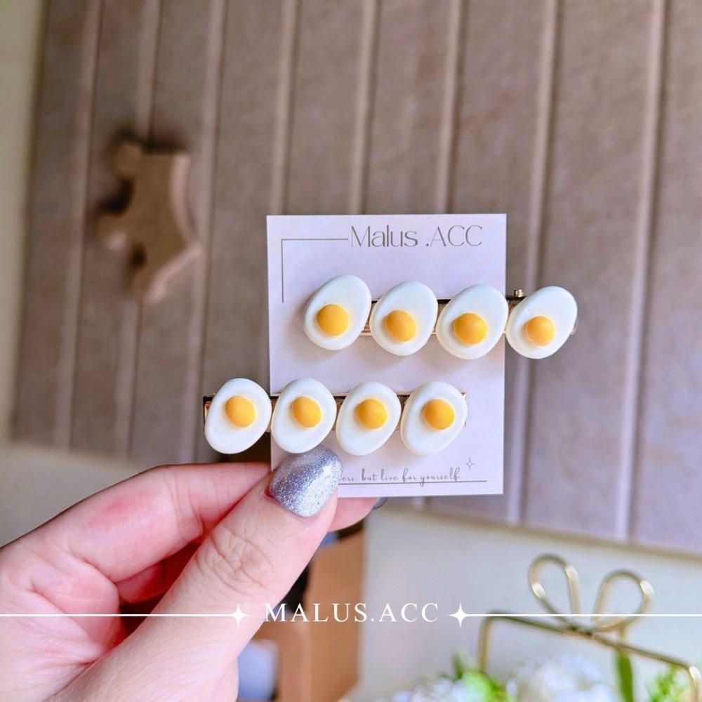 *⁠･ゞ⁠MALUS | 原創設計 韓系簡約食玩 髮夾-規格圖5