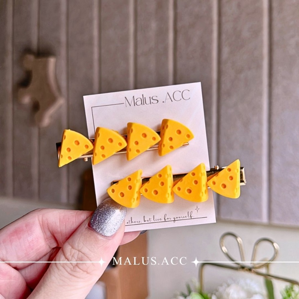 *⁠･ゞ⁠MALUS | 原創設計 韓系簡約食玩 髮夾-規格圖5