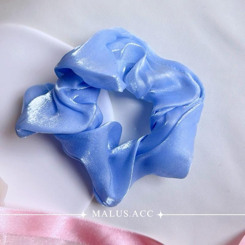 仙氣逼人高光絲綢奶油大腸圈 髮圈 日系 韓系-細節圖4