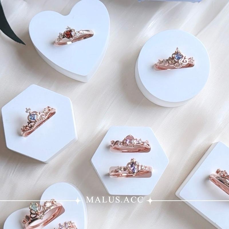 迪士尼公主戒指 可調節 在逃公主 長髮公主 小美人魚 白雪公主 美女與野獸 灰姑娘-細節圖6