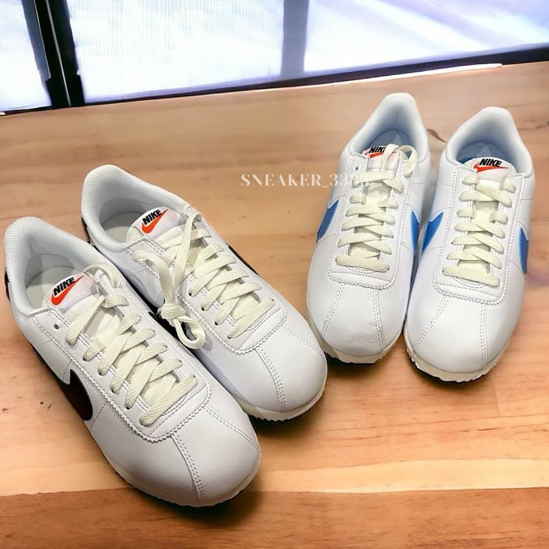 【現貨｜𝟐𝟒𝐡𝐫𝐬內寄出🔥】 NIKE CORTEZ 阿甘鞋 黑色 寶寶藍 休閒鞋 女（DN1791-100/102）-細節圖2