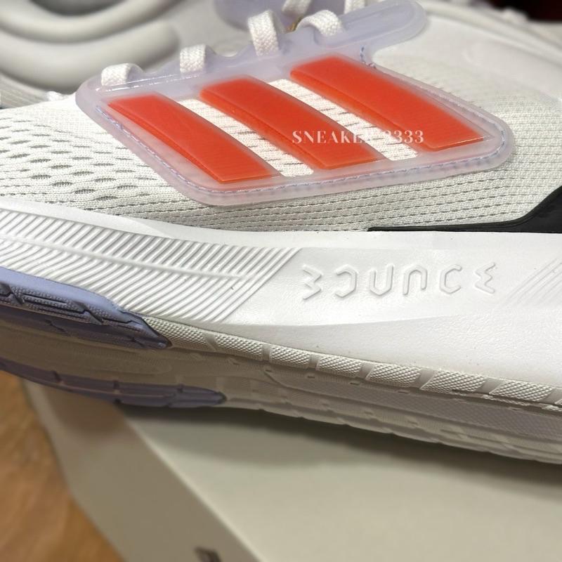 【現貨｜𝟐𝟒𝐡𝐫𝐬內寄出🔥】 ADIDAS ULTRABOUNCE 白橘 大童鞋 慢跑鞋 女（H03688）-細節圖3