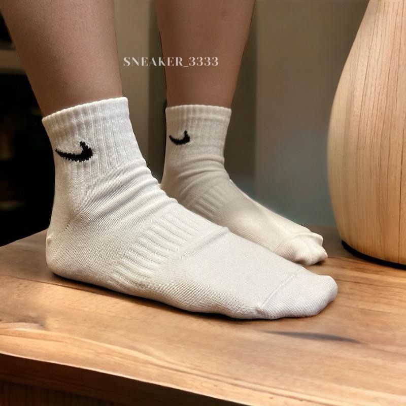 【現貨🔥｜三雙一組】NIKE 薄款白襪🧦裸襪（SX7678-100）短襪（SX7677-100）白襪 運動襪 薄襪-細節圖5