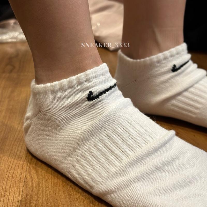 【現貨🔥｜三雙一組】NIKE 薄款白襪🧦裸襪（SX7678-100）短襪（SX7677-100）白襪 運動襪 薄襪-細節圖6