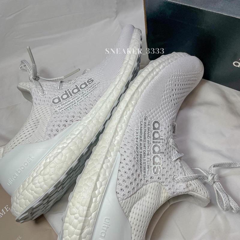 【現貨｜𝟐𝟒𝐡𝐫𝐬內寄出🔥】ADIDAS ULTRABOOST DNA 全白 針織鞋面 慢跑鞋 男（H05023）-細節圖2