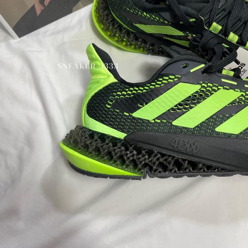 【現貨｜𝟐𝟒𝐡𝐫𝐬內寄出🔥】 ADIDAS 4D FWD PULSE 黑綠 3D立體緩震 慢跑鞋 男（Q46451）-細節圖5