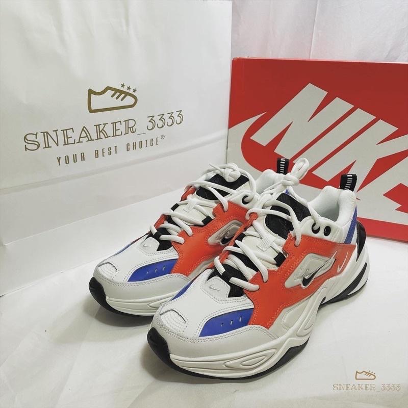 【現貨｜𝟐𝟒𝐡𝐫𝐬內寄出🔥】NIKE M2K TEKNO 藍橘 老爹鞋 男鞋（AV4789-100）-細節圖2