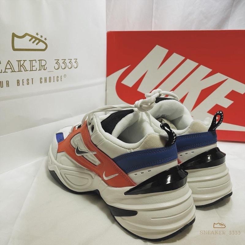 【現貨｜𝟐𝟒𝐡𝐫𝐬內寄出🔥】NIKE M2K TEKNO 藍橘 老爹鞋 男鞋（AV4789-100）-細節圖3