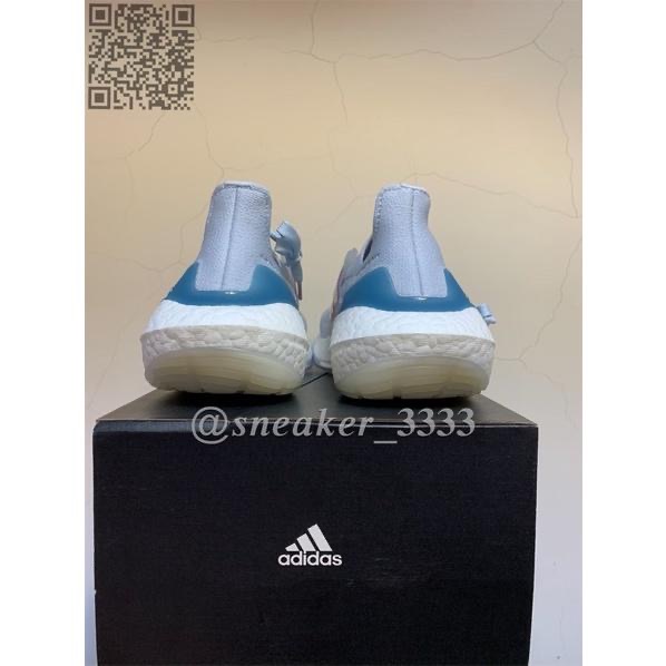 【現貨｜𝟐𝟒𝐡𝐫𝐬內寄出🔥】ADIDAS ULTRABOOST 21 「最屌慢跑鞋」粉藍色（FY0395）-細節圖2