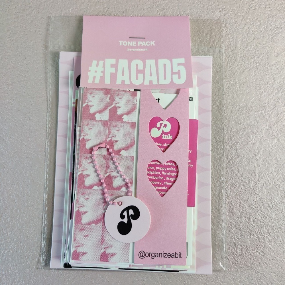 (現貨)韓國ins風多巴胺/小眾風手帳素材貼紙包-規格圖2