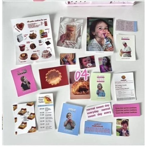 (現貨)韓國ins風多巴胺/小眾風手帳素材貼紙包-規格圖2