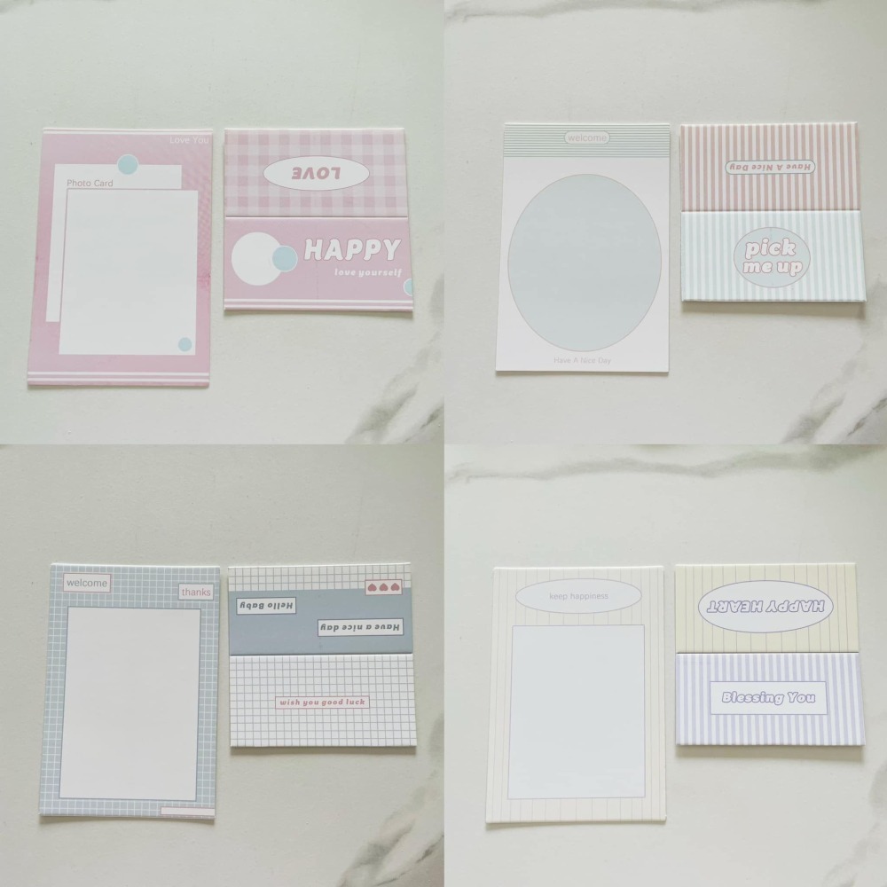 (現貨)ins風/韓系卡頭+卡背＝1組（含opp袋）-細節圖3