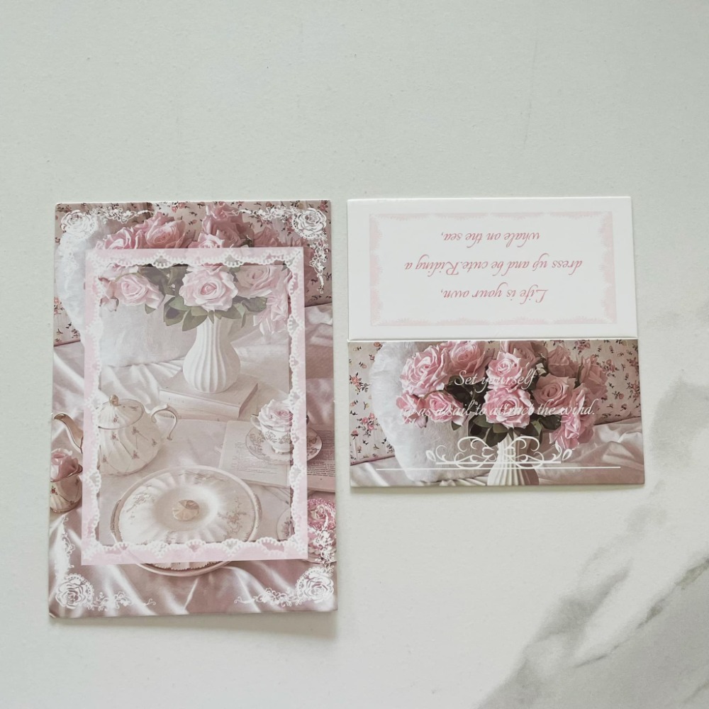 玫瑰茶會1-卡頭10*10+卡背9.5*14