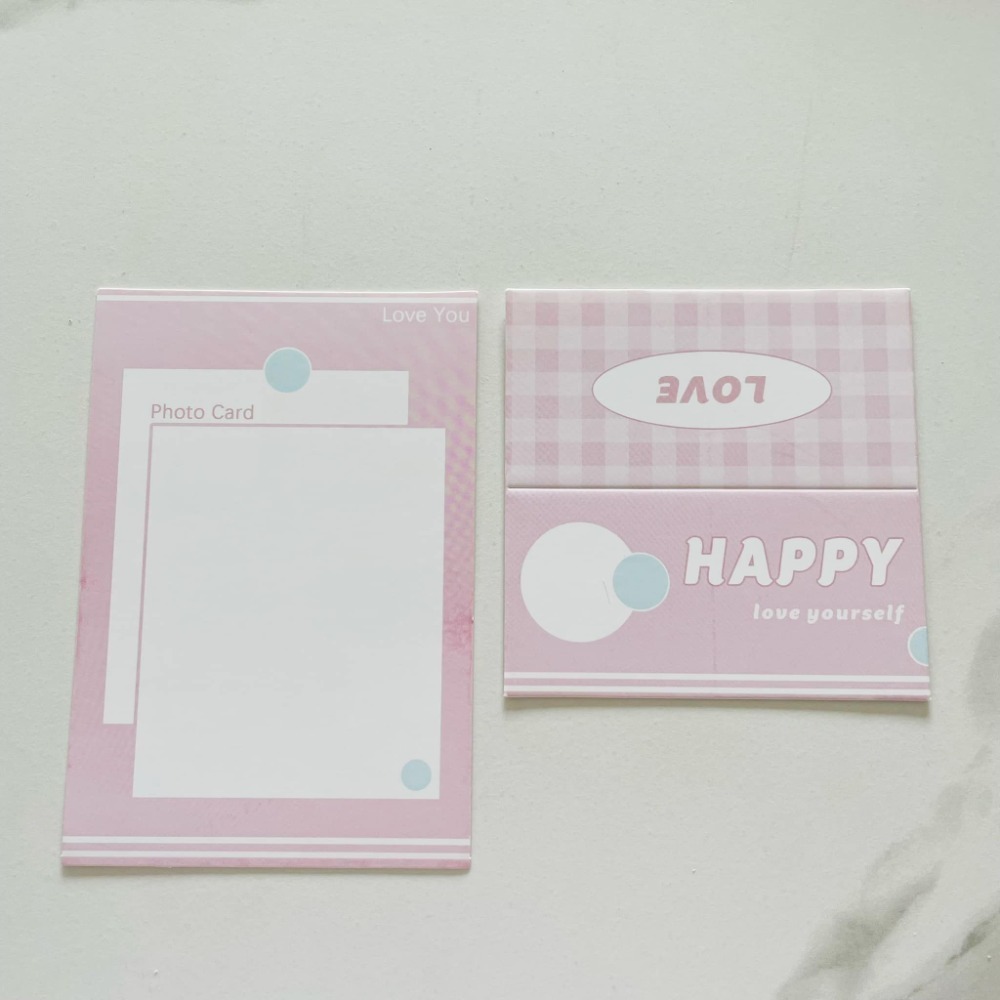 (現貨)ins風/韓系卡頭+卡背＝1組（含opp袋）-規格圖3