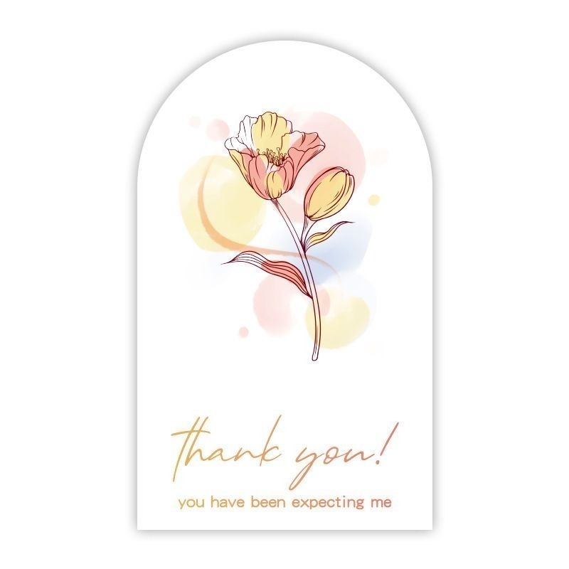 (現貨)感謝購買英文封口貼-規格圖1