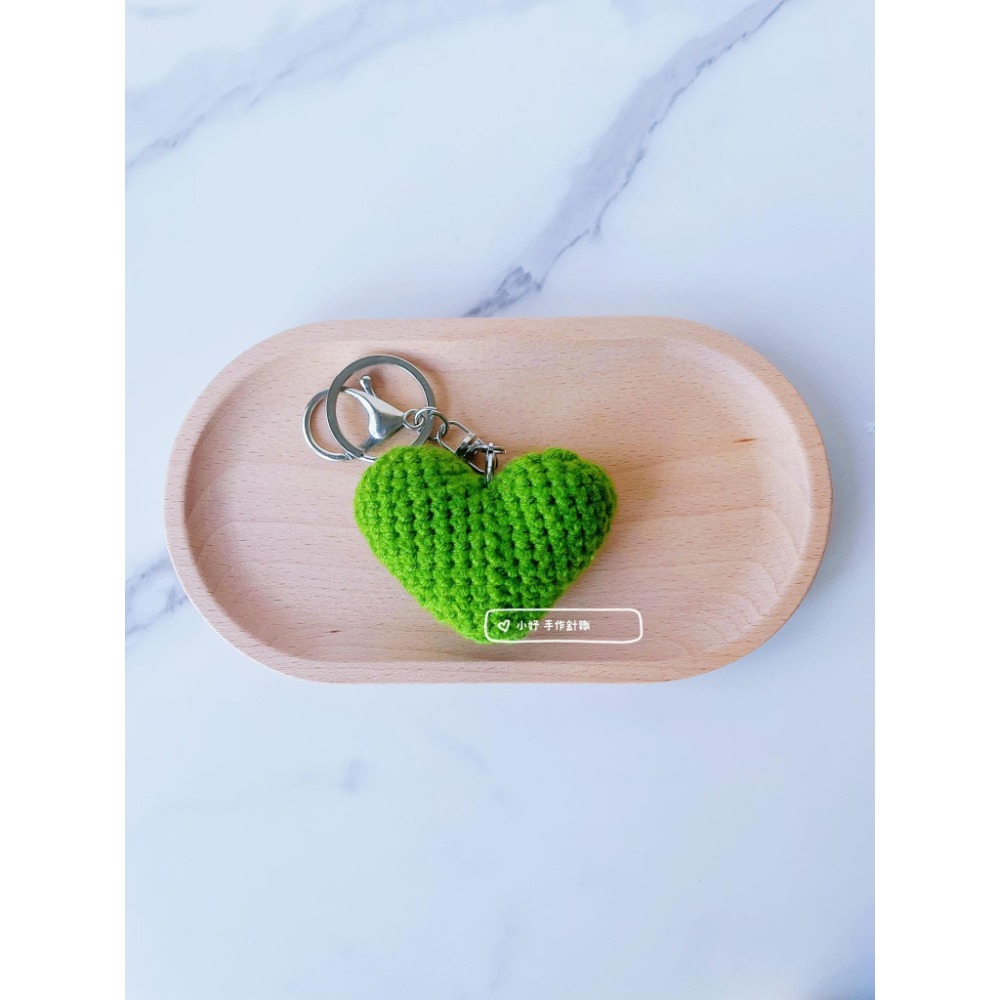 小妤手作針織🧶愛心鑰匙圈-規格圖1