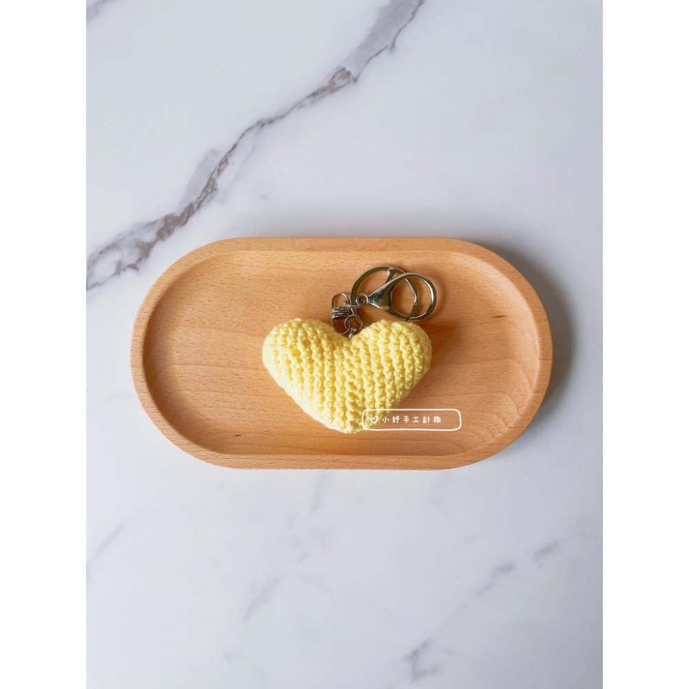 小妤手作針織🧶愛心鑰匙圈-規格圖1