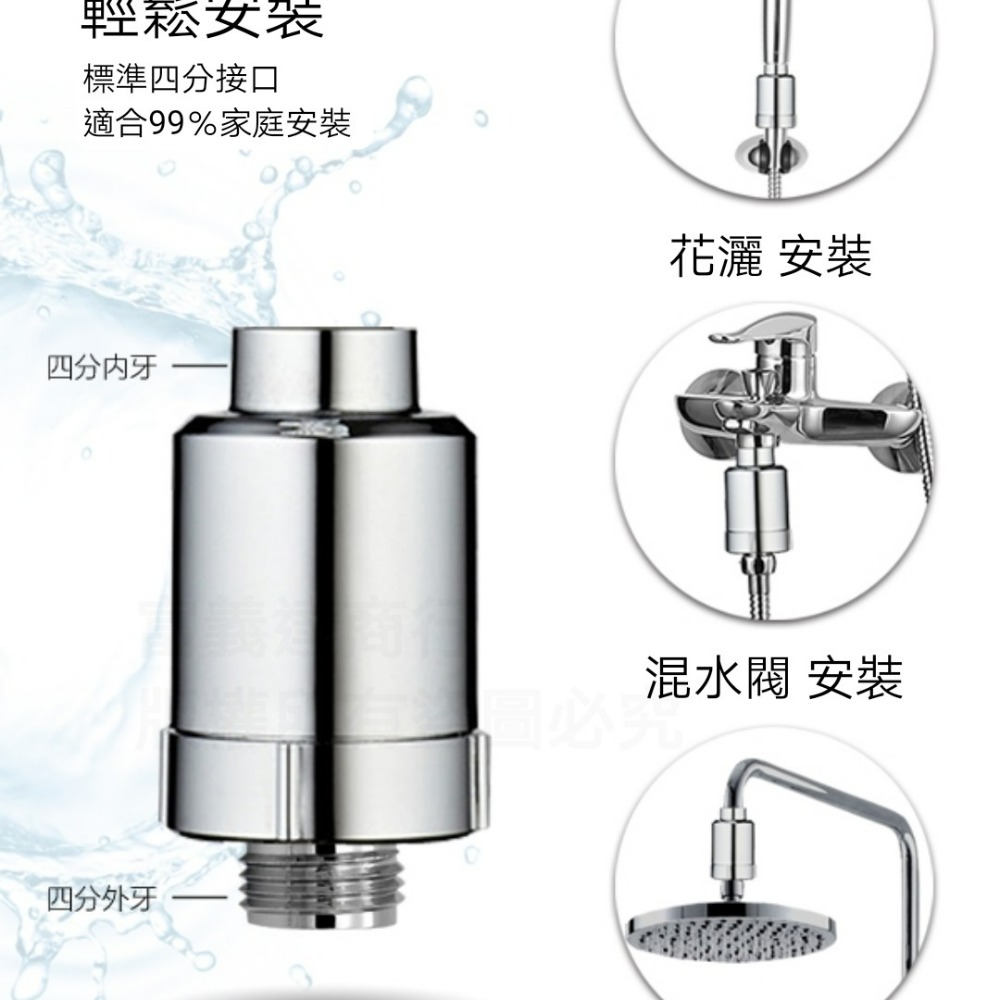 二代SPA加壓花灑 蓮蓬頭雙面出水 加壓蓮蓬頭 蓮蓬頭 增壓 三段式蓮蓬頭 蓮蓬頭過濾器 蓮蓬過濾器-細節圖5