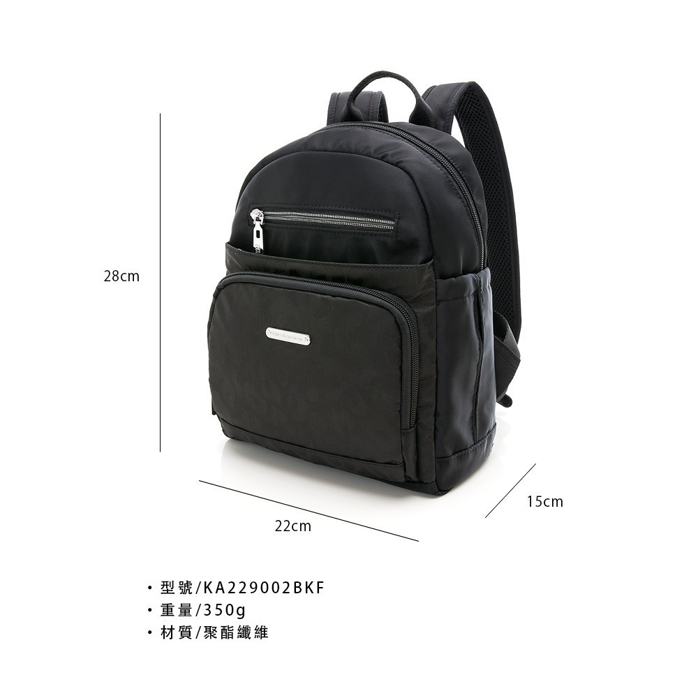 [金安德森 Kinloch Anderson] 叢林漫遊 小巧後背包-魅惑黑 後背包 上學包 背包 旅行包 防潑水包-細節圖6