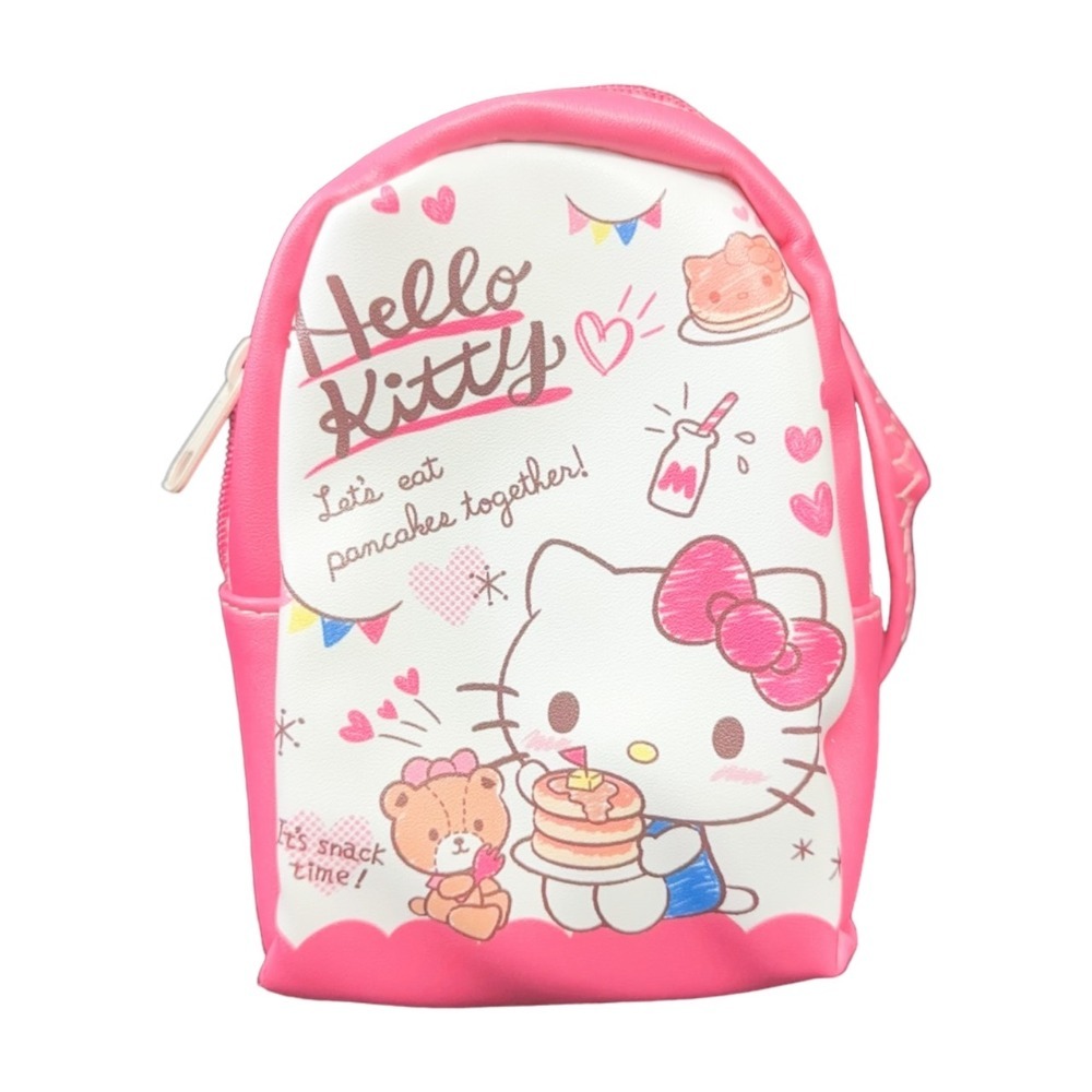 薴萌樂園🌺三麗鷗 Hello Kitty KT PU背包式零錢包-規格圖1