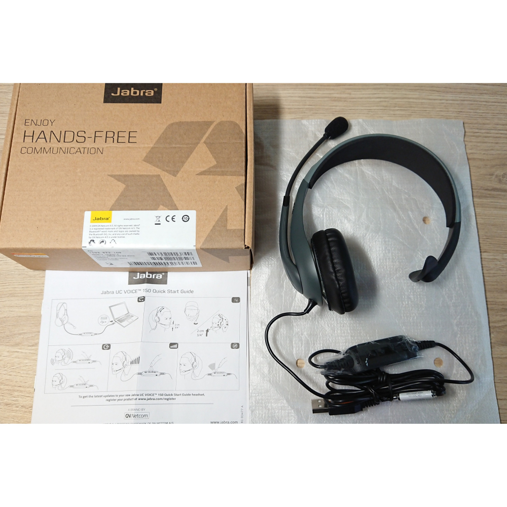 全新原廠商品 1年保固Jabra UC Voice 150 Mono USB 頭戴式單耳降噪耳機-細節圖2