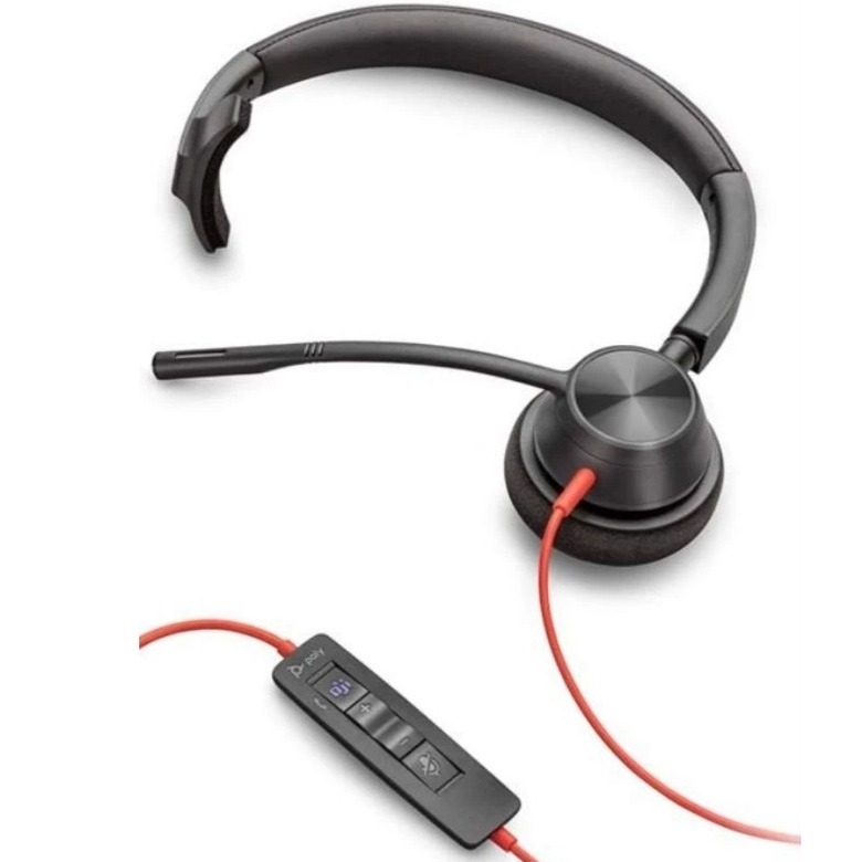 全新原廠貨 2年保固 Poly Plantronics Blackwire C3310 USB線控頭戴單耳耳機-細節圖9