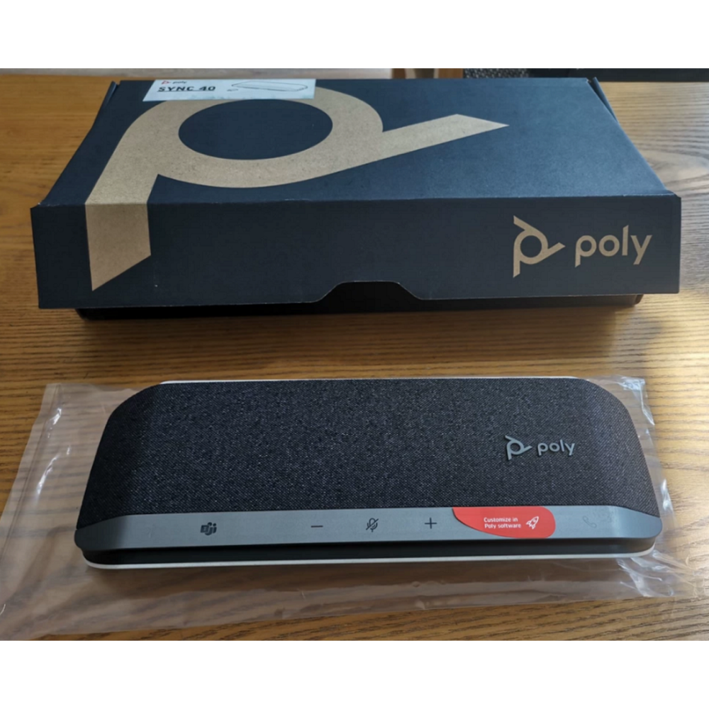全新原廠貨 二年保固 Poly Sync 40M Sync40M+／BT700接收器 可無線串接 全向麥克風／揚聲器-細節圖3