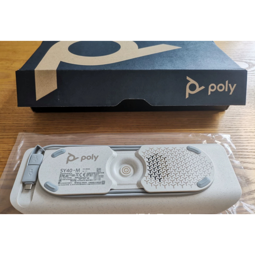 全新原廠貨 二年保固 Poly Sync 40M Sync40M+／BT700接收器 可無線串接 全向麥克風／揚聲器-細節圖4