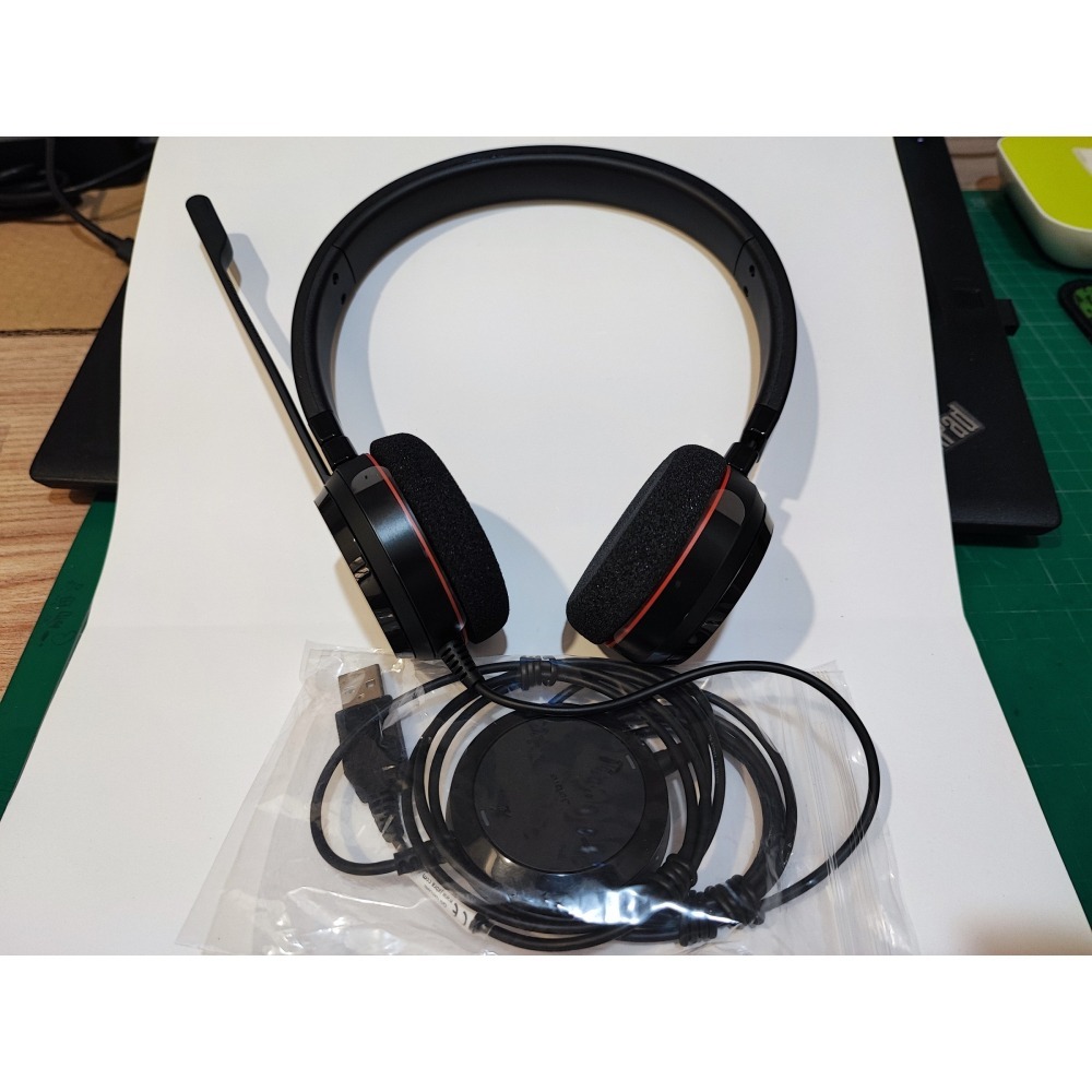 原廠全新 2年保固 Jabra Evolve 20 USB 頭戴式雙耳降噪耳機 附收納袋-細節圖8