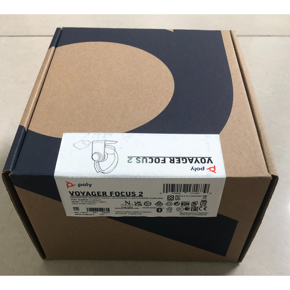 全新原廠貨 二年保固 Poly Voyager Focus2 UC 主動降噪藍芽耳機 配BT700接收器 電腦／手機雙用-細節圖6