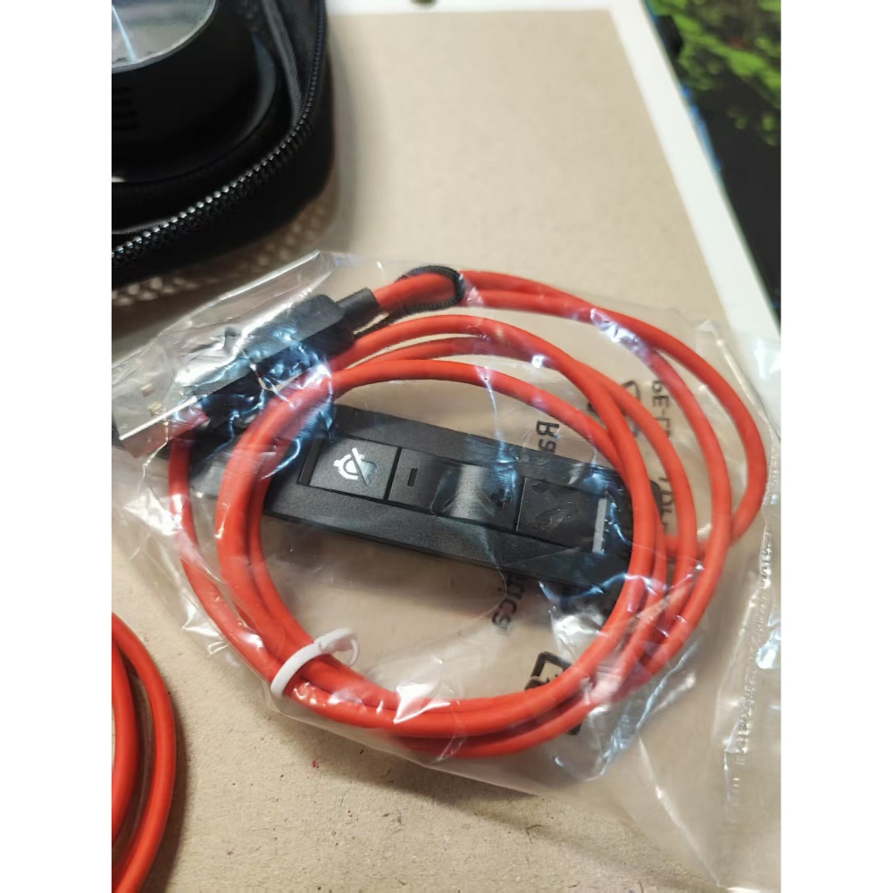 全新原廠貨 2年保固 Poly Blackwire C3325 USB／3.5mm耳機線雙介面 頭戴式降噪雙耳耳機-細節圖5