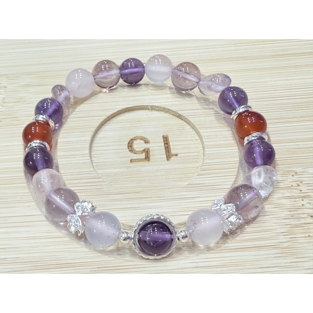 紫水晶/紅瑪瑙/薰衣草紫水晶/粉晶-細節圖2
