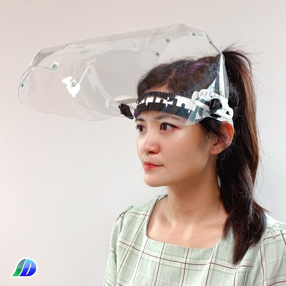 FS886 可調距離 上下防護 可掀 防護面罩 可搭放大鏡/頭燈使用 防飛沫 可調臉距 牙醫.耳鼻喉科推薦 台灣製造-細節圖3