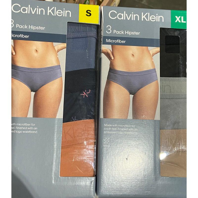 CALVIN KLEIN 凱文克萊女內褲三入組 美國尺寸US:S~XL-吉兒好市多COSTCO代購