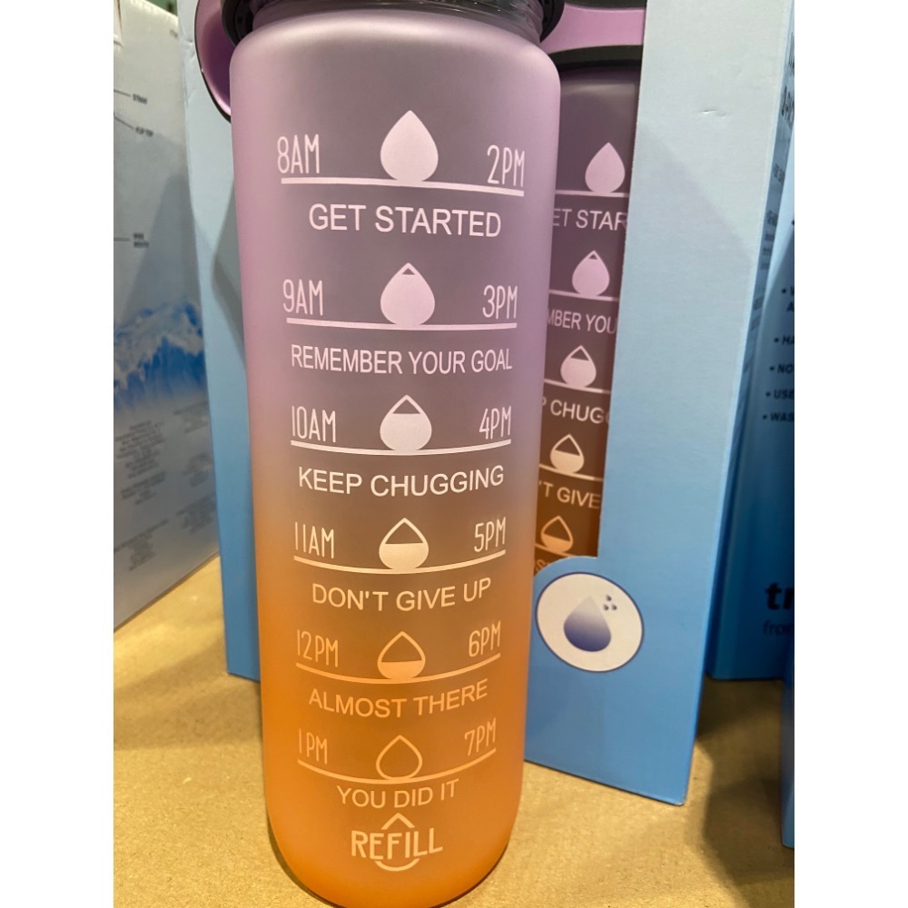 🎉現貨特價！TRITAN 吸管冷水瓶2件組 單個容量約887毫升-吉兒好市多COSTCO代購-細節圖2