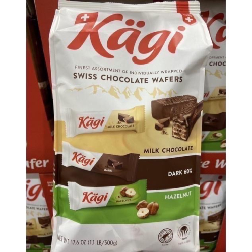 KAGI 瑞士巧克力威化餅 500公克-吉兒好市多COSTCO代購