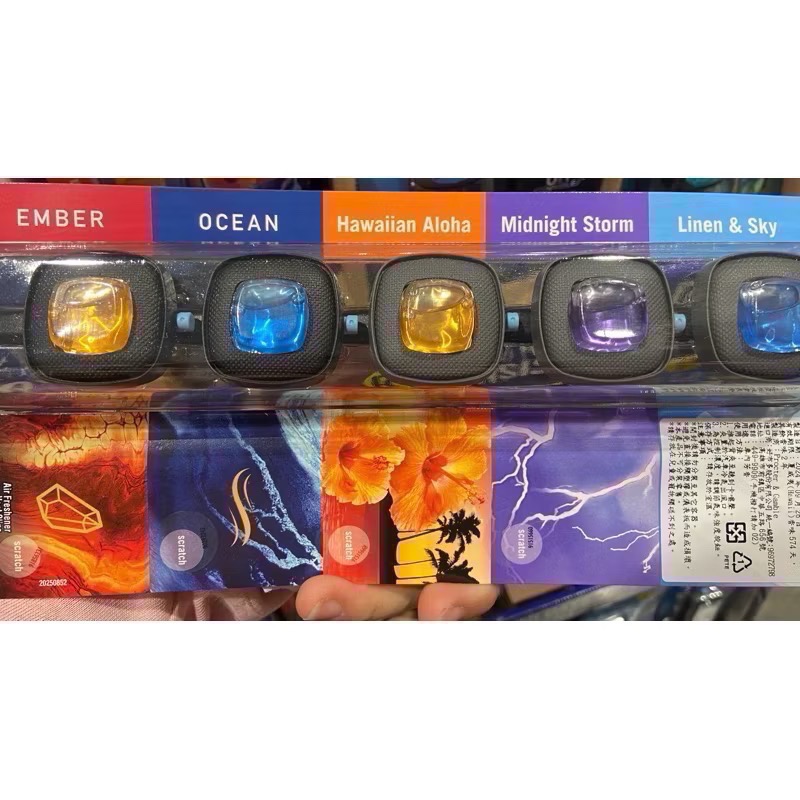 🎉現貨特價！FEBREZE 汽車芳香劑5入 清爽天空+強效清新/彩虹組合-吉兒好市多COSTCO代購-細節圖5