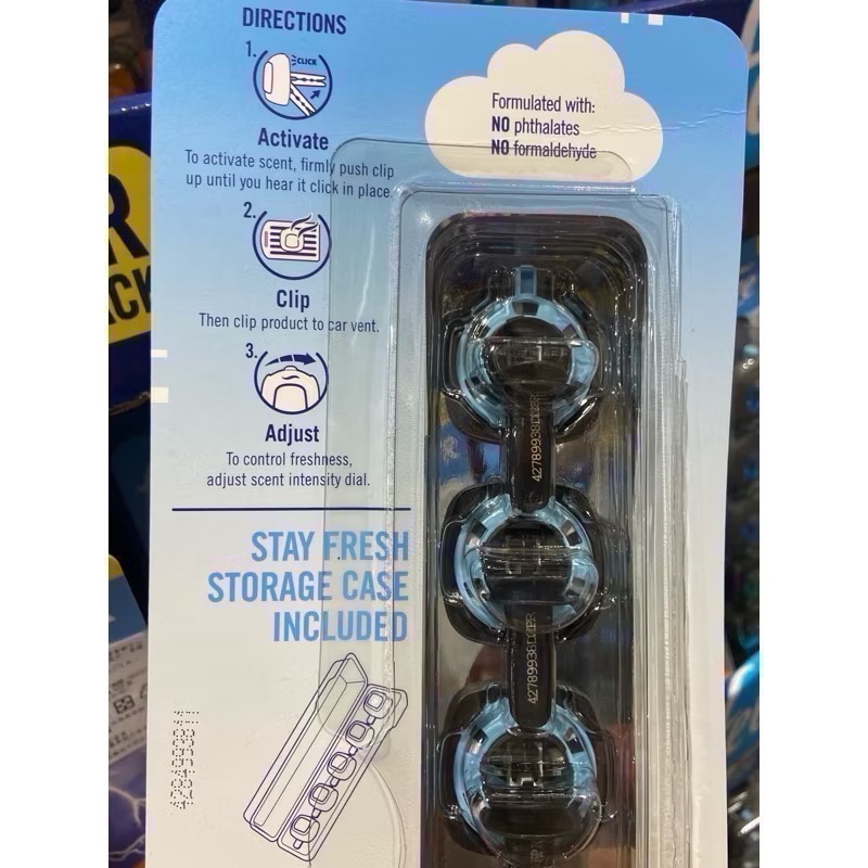 🎉現貨特價！FEBREZE 汽車芳香劑5入 清爽天空+強效清新/彩虹組合-吉兒好市多COSTCO代購-細節圖6