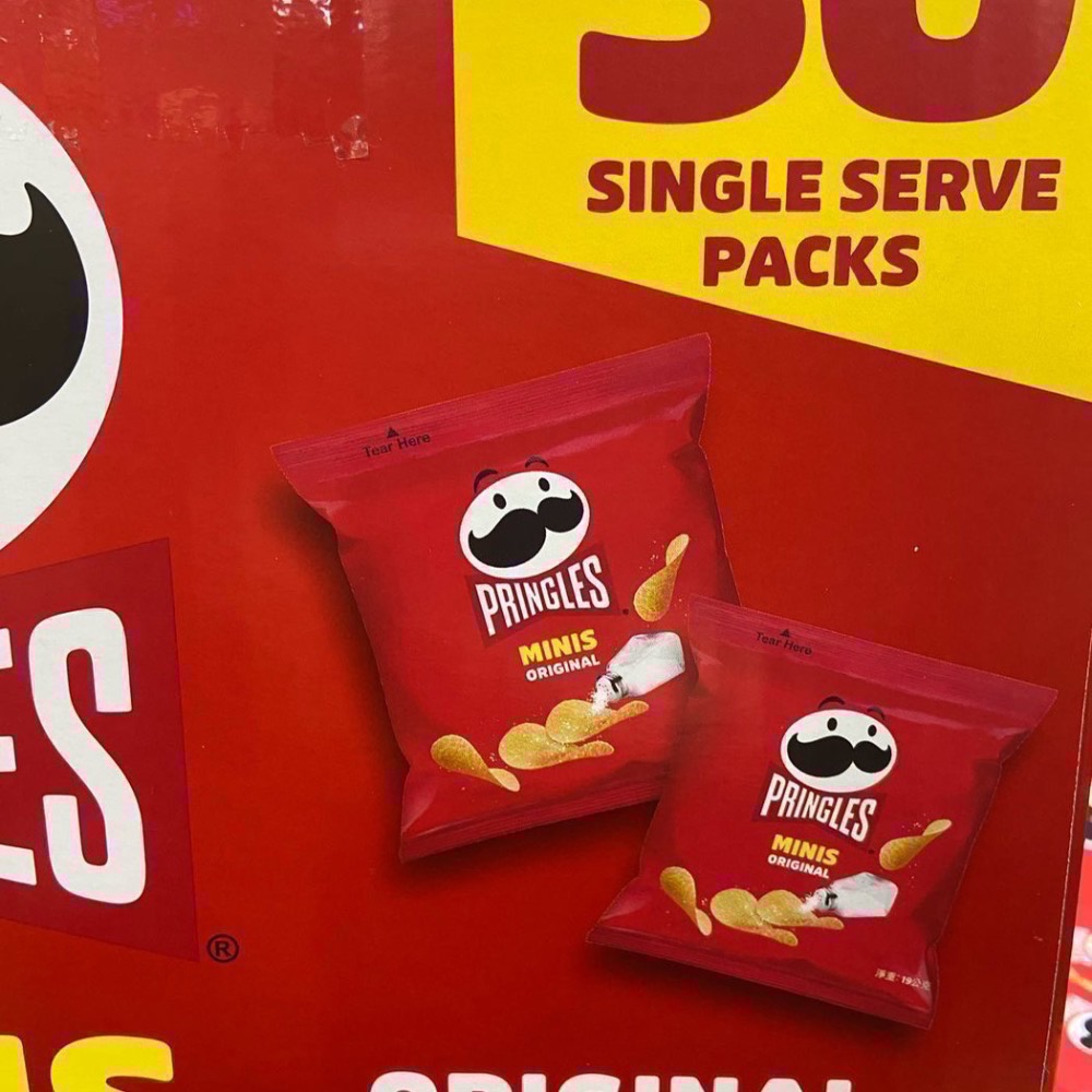 PRINGLES 品客MINIS原味洋芋片 19公克X30包入-吉兒好市多COSTCO代購-細節圖3