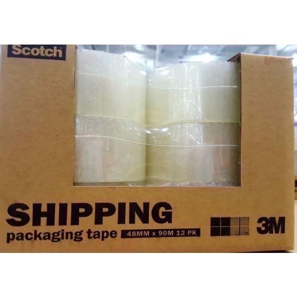 3M 透明封箱膠帶 12捲入 每捲4.8公分X90公尺-吉兒好市多COSTCO代購-細節圖3