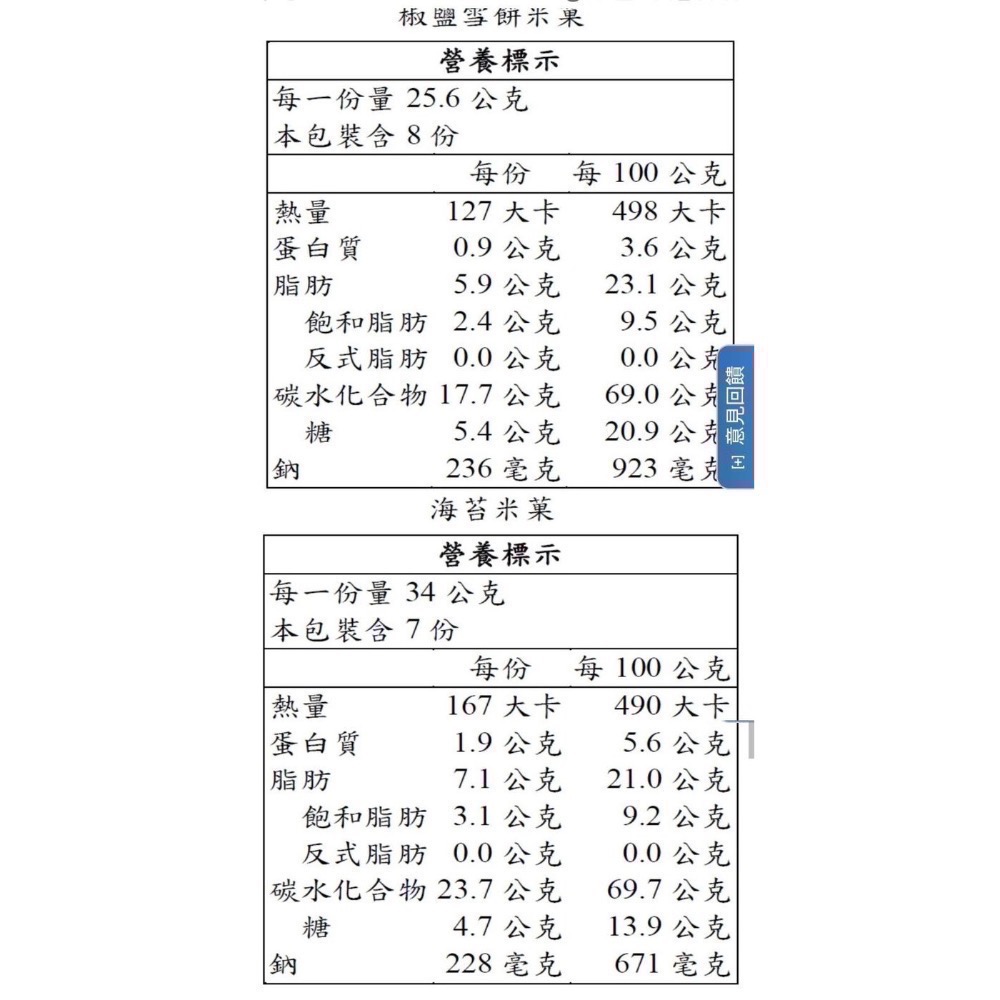 🎉現貨特價！旺旺嚴選米果 827公克(含黑豆、海苔、椒鹽雪餅三種米果)-吉兒好市多COSTCO代購-細節圖4