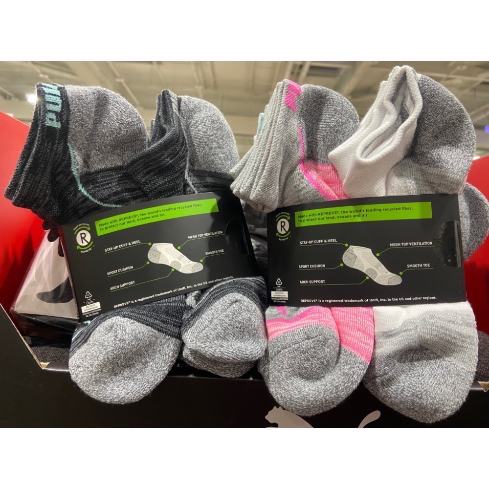 🎉現貨特價！PUMA彪馬女運動短襪 女快乾排汗短襪十二雙入 單一尺寸-吉兒好市多COSTCO代購-細節圖2