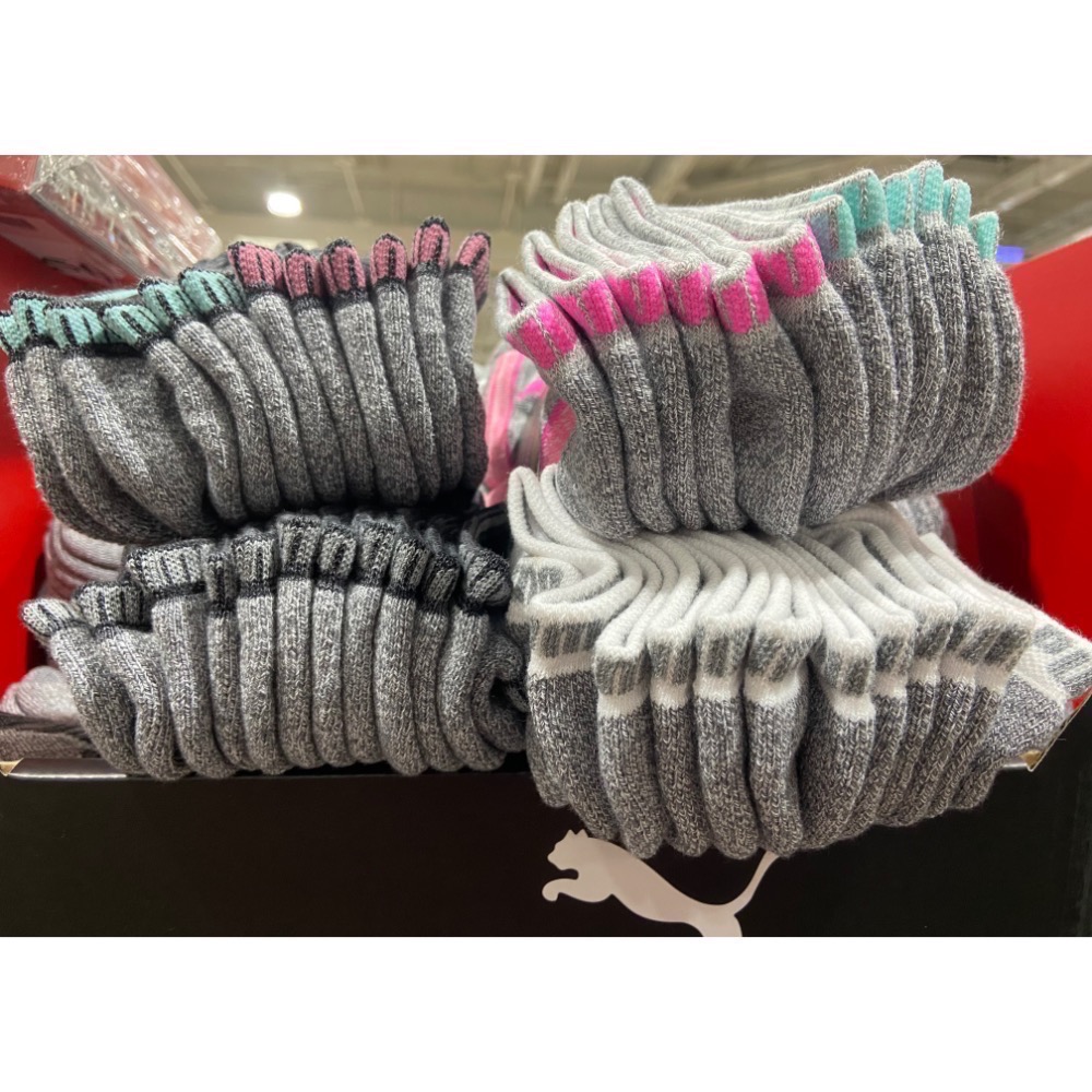 🎉現貨特價！PUMA彪馬女運動短襪 女快乾排汗短襪十二雙入 單一尺寸-吉兒好市多COSTCO代購-細節圖3