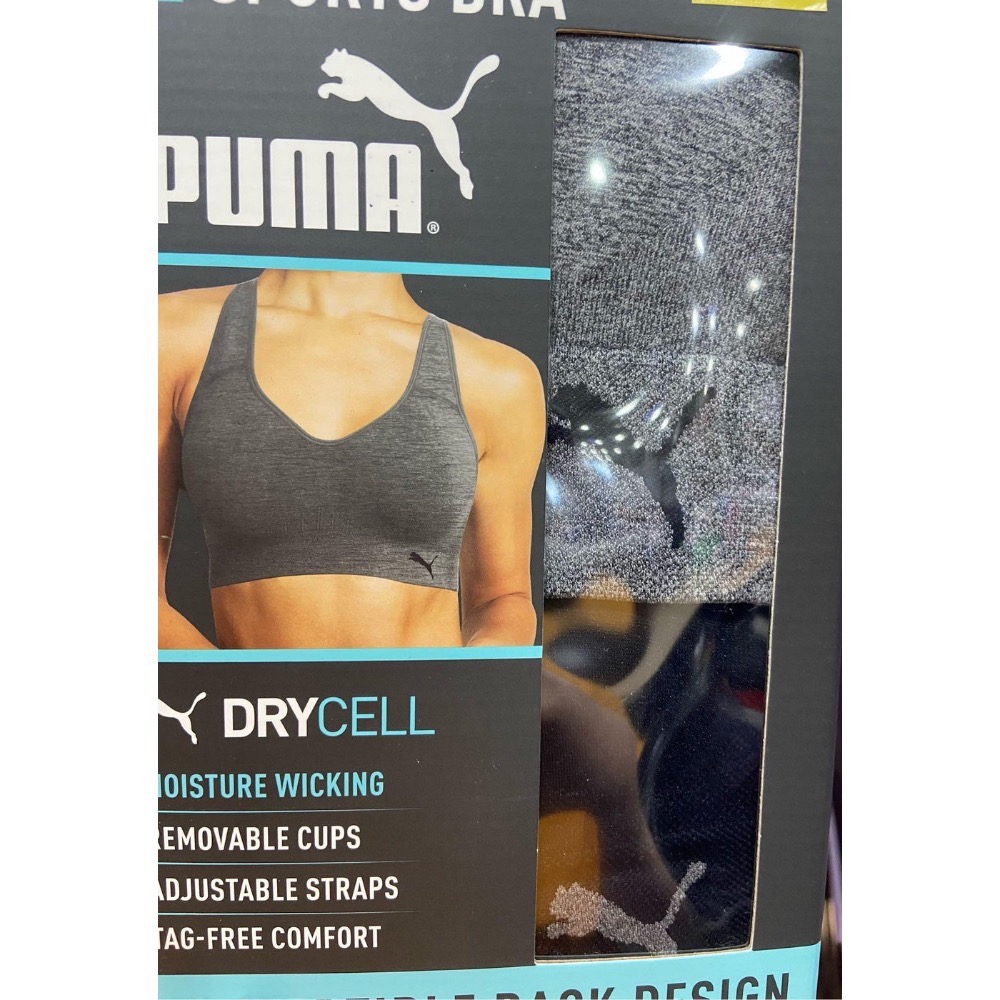 🎉現貨特價！PUMA 女運動內衣兩入組 尺寸:S~XL-吉兒好市多COSTCO代購-細節圖3