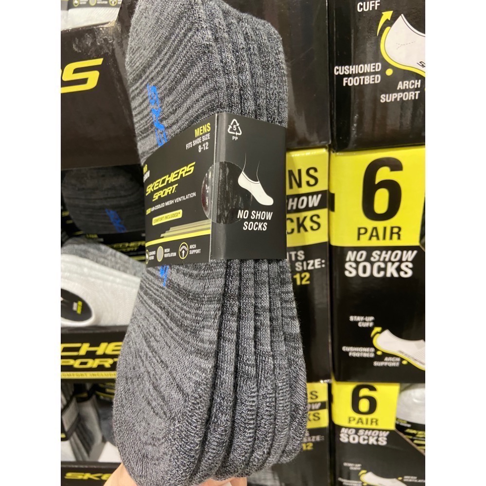 🎉現貨特價！SKECHERS 男短襪六雙入 單一尺寸-吉兒好市多COSTCO代購-細節圖5