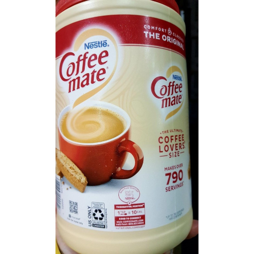 NESTLE雀巢 咖啡伴侶原味罐裝 奶精粉 每罐1.5公斤-吉兒好市多COSTCO代購