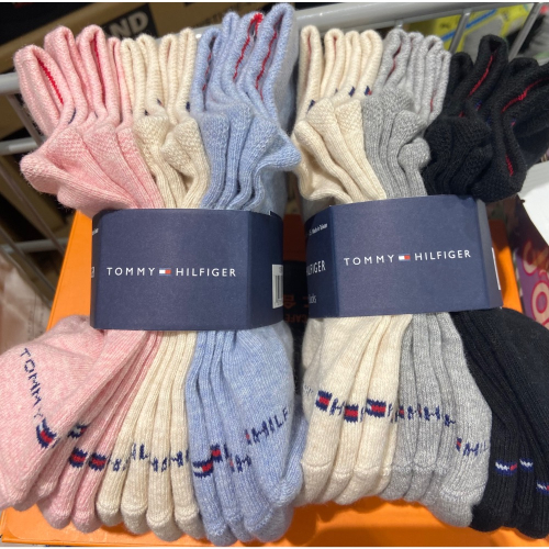 TOMMY HILFIGER 女短襪 每組6雙入 單一尺寸吉兒好市多COSTCO代購 吉兒好市多COSTCO代購