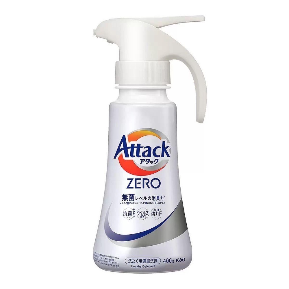 ATTACK ZERO超濃縮噴槍型洗衣凝露 噴槍瓶400公克+補充包2100克-吉兒好市多COSTCO代購-細節圖4